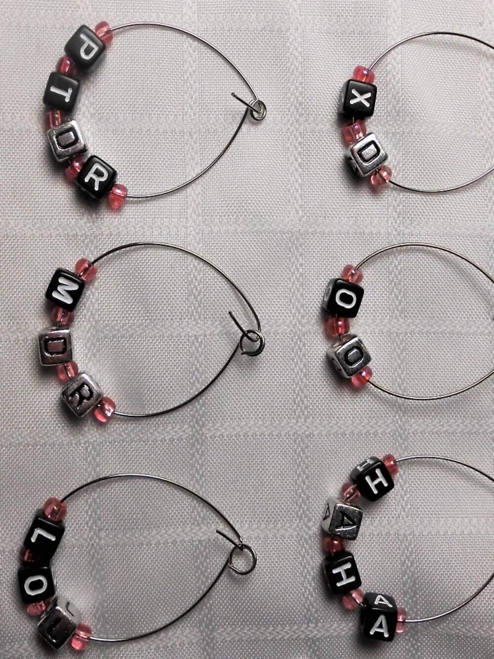 No. 5 - Handmade identifiers for wine glasses or stemmed glasses
